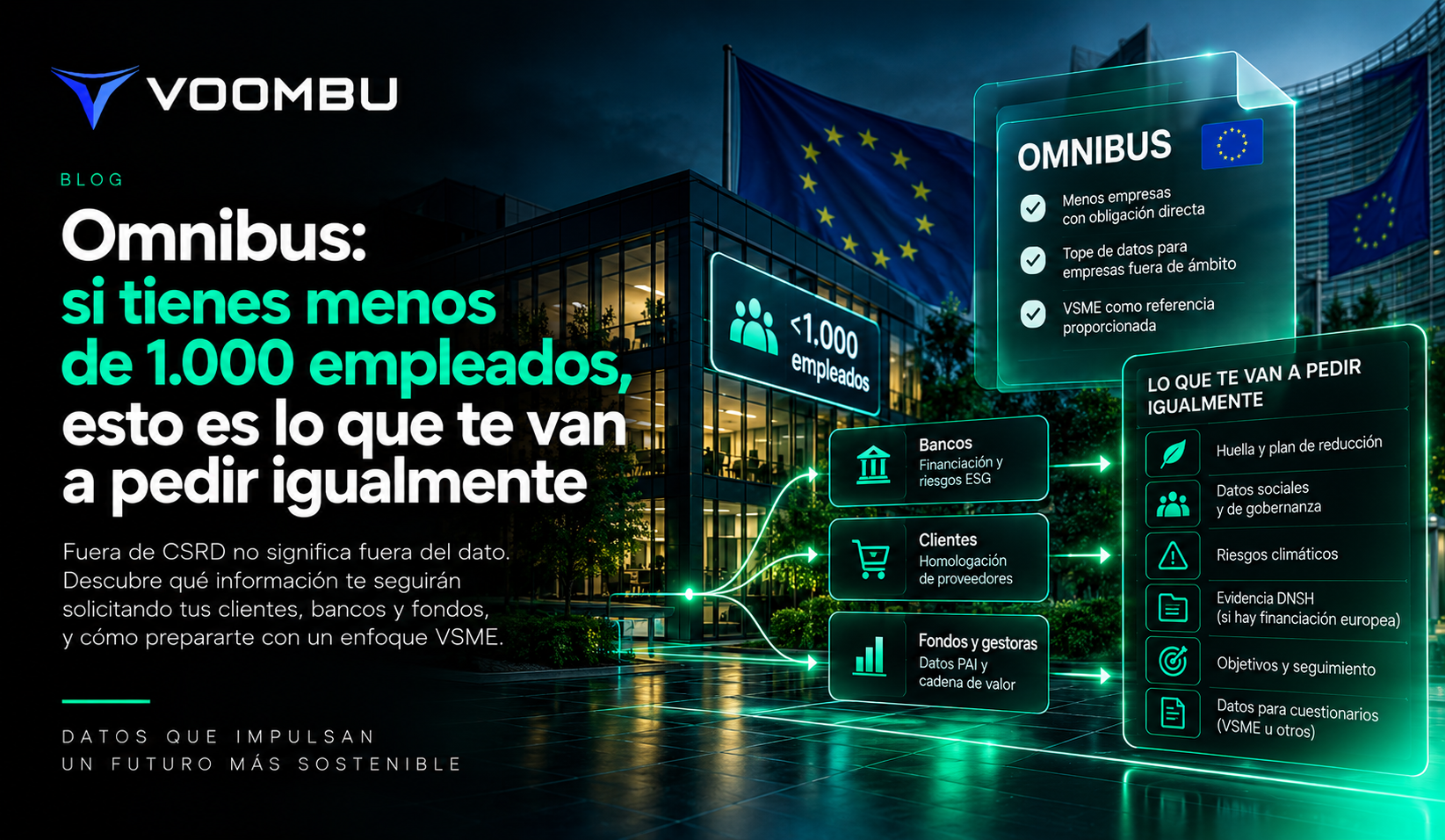Omnibus: si tienes menos de 1.000 empleados, esto es lo que te van a pedir igualmente